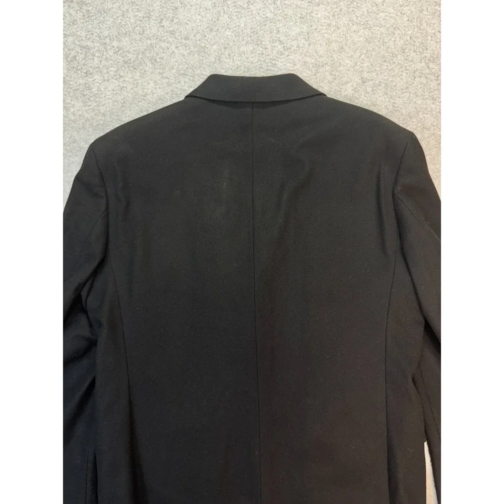 Gianfranco Ruffini Men's Blazer 38R Black Wool Cashmere Blend Italy‎ Classic Fit
